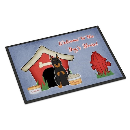 Carolines Treasures Dog House Collection Beauce Shepherd Dog Indoor or Outdoor Mat, 18 x 0.25 x 27 in. BB2834MAT